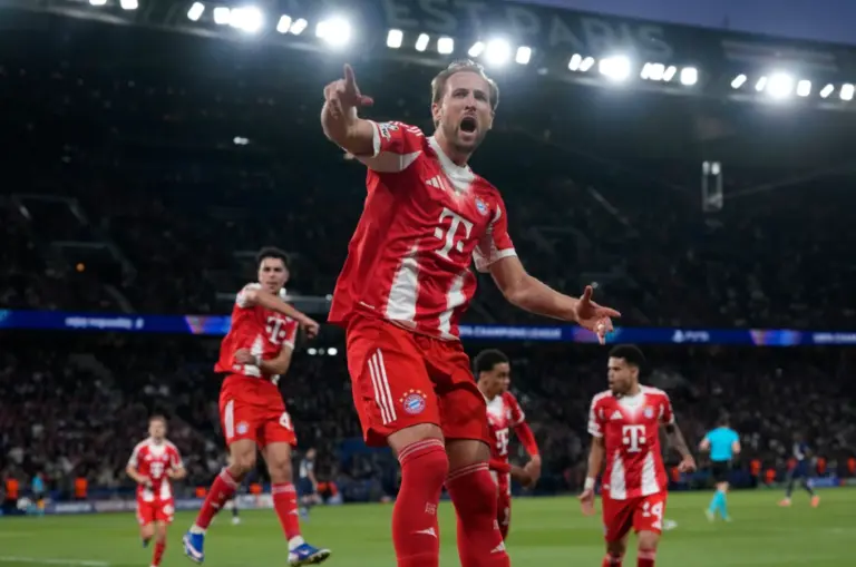 Bayern menang susah payah atas Elversberg Harry Kane